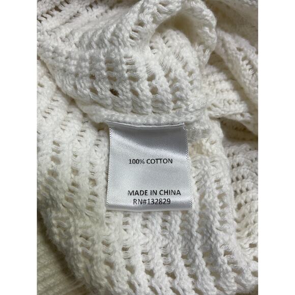 Tularosa 'Maeve' Ivory Cotton Knit Pant Size M - Picture 4 of 5